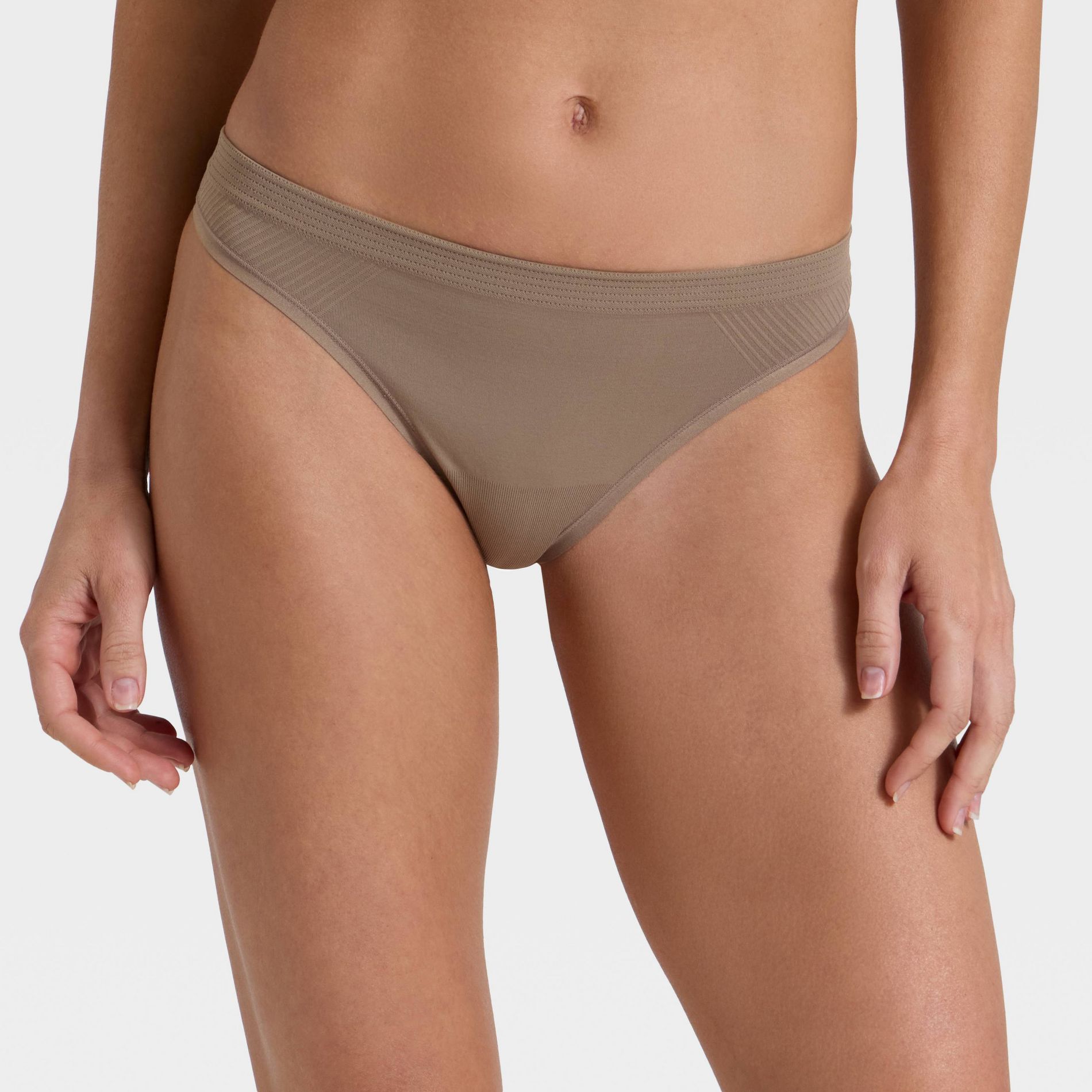 Women's Seamless Thong Underwear - Auden™ Dark Gray S