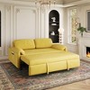 NicBex Convertible Sofa Bed Couch with Adjustable Back & Foldable Arm,Flannelette Upholstered Sleeper Sofa for Living Room,Bedroom - 2 of 4