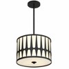 Crystorama Lighting Royston 3 - Light Pendant in  Black - 4 of 4