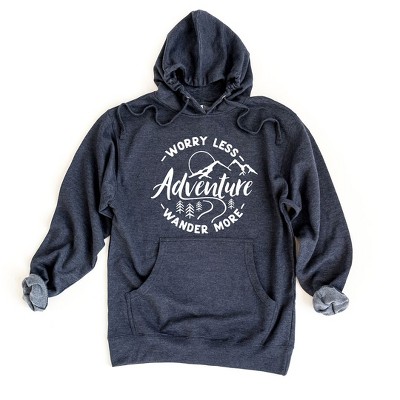 Simply Sage Market Women's Graphic Hoodie Worry Less Wander More