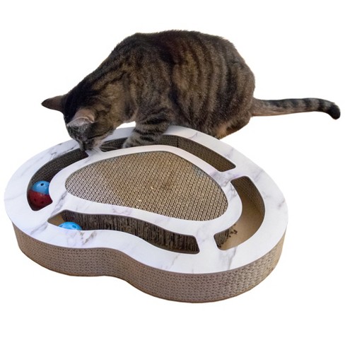 Cat toy with ball in a ring online