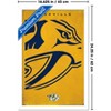 Trends International NHL Nashville Predators - Logo 25 Framed Wall Poster Prints - 3 of 4