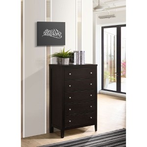 NicBex 5-Drawer Dresser Storage Chest, Cozy Yet Sophisticated Bedroom Furniture with Spacious Organizer Drawers - 1 of 4