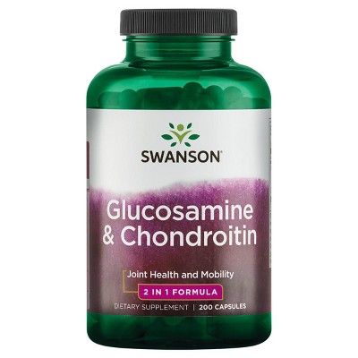 Swanson Glucosamine and Chondroitin 200 Capsules.