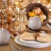 Spaas Rustic Ball Candles – Set of 6 Unscented Decorative Round Candles - 3 Inch Diameter - Available in 12 Colors - 4 of 4