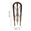 Unique Bargains U-shaped Hair Pin 3.94"x1.50" 1 Pc - 4 of 4