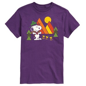 Men's - Peanuts - Retro Trailbrazers Short Sleeve Graphic T-Shirt - 1 of 4