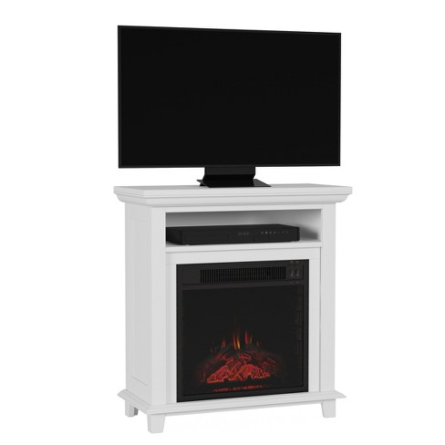 Hastings Home Electric Fireplace Tv, Corner Faux Fireplace Tv Stand