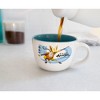 Silver Buffalo Avatar: The Last Airbender Aang and Momo Ceramic Soup Mug | Holds 24 Ounces - 2 of 4