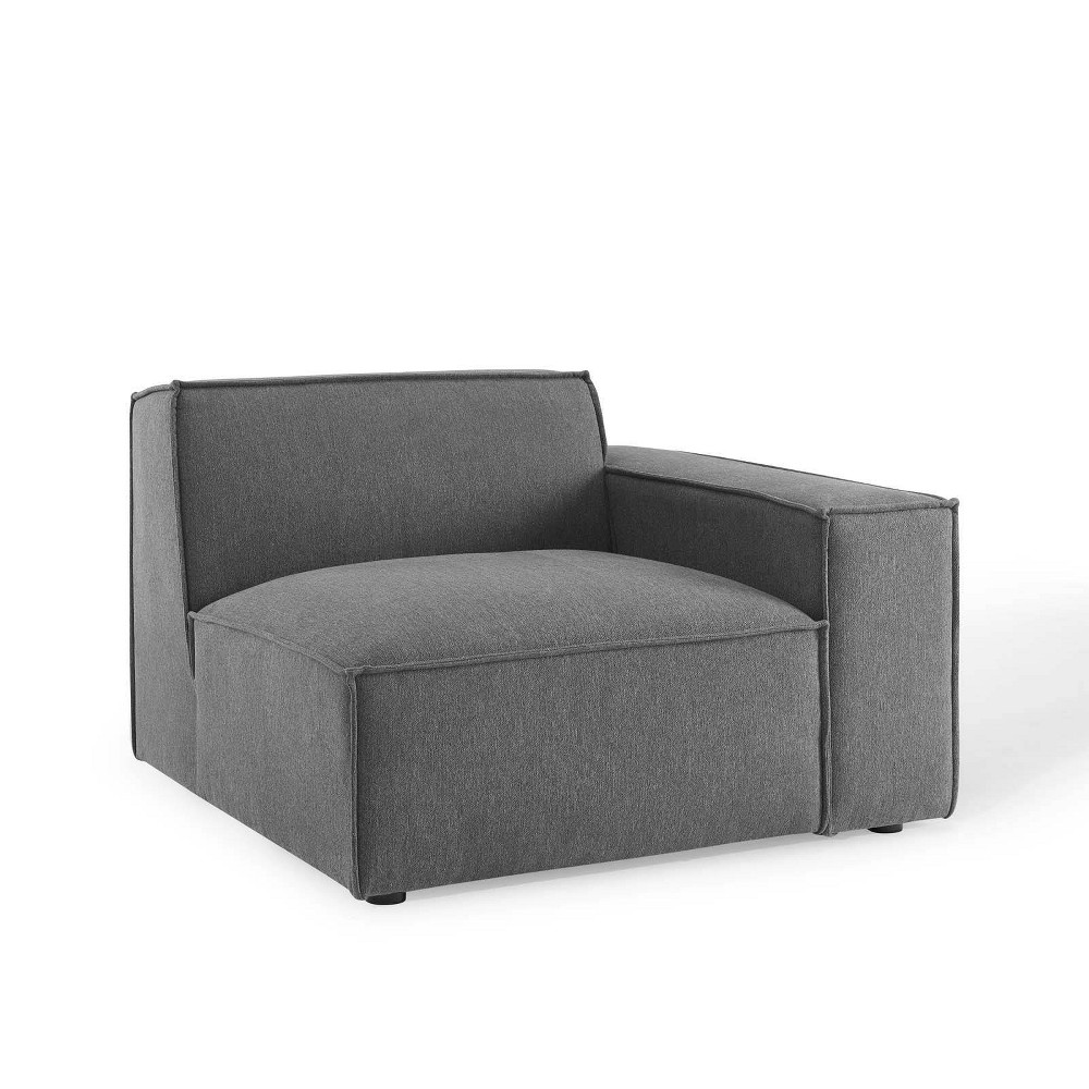 Photos - Sofa Modway Restore Left Arm Sectional  Chair Charcoal  