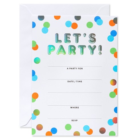 Party invitations shop