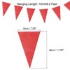 Unique Bargains Party Decoration Festive Wedding Birthday Pennant Flags Banner 50 Feet - 2 of 4
