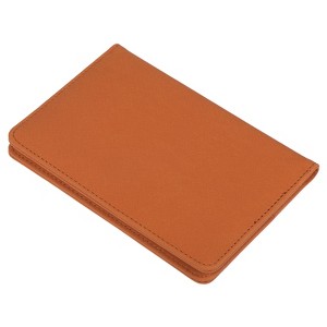 Unique Bargains PU Leather Travel Wallet Case Document Organizer Card Holder Cover 5.8"x3.9" - 1 of 3