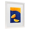 Trademark Fine Art - Bo Anderson  Petit De Jeuner, Deux Oranges Matted Framed Art - 3 of 4