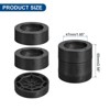 Unique Bargains Adjustable Anti-Slip Chair Table Round Furniture Risers 4 Set - 2 of 4