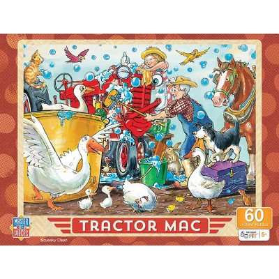 MasterPieces Puzzles Collection -  Squeaky Clean Tractor Mac 60 Piece Right Fit Jigsaw Puzzle