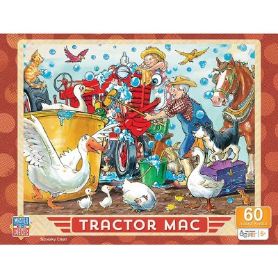 MasterPieces Puzzles Collection -  Squeaky Clean Tractor Mac 60 Piece Right Fit Jigsaw Puzzle