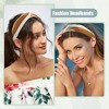 Unique Bargains Women's Fashion Color Block Knotted Wide Headband 1.57" Width 1 Pc - 2 of 4