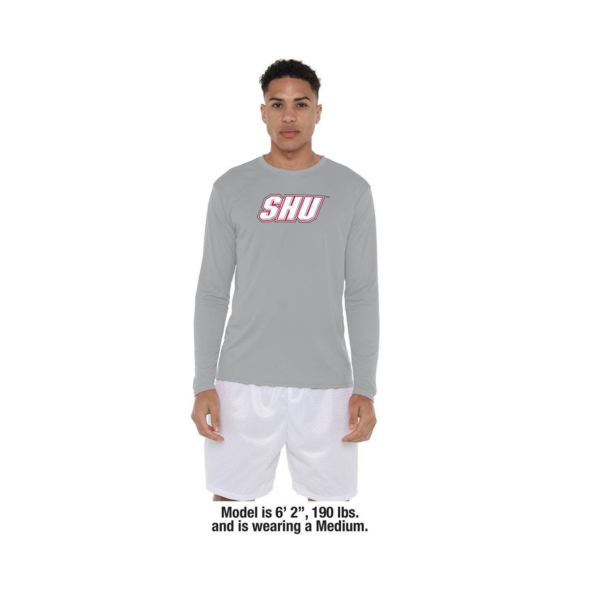 Men's Sacred Heart University Adult Sport Long Sleeve Primary Logo - thumbnail 3