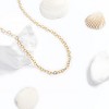 Heart Link Chain Necklace for Women 20 Inch 18K Gold PVD Stainless Steel Ginger Lyne - 2 of 4