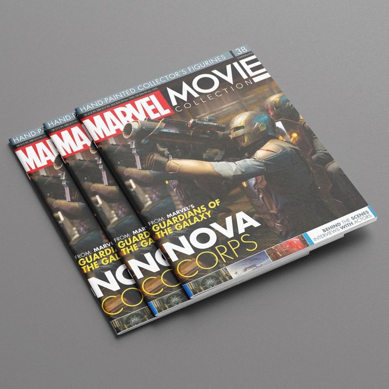 Eaglemoss Limited Eaglemoss Marvel Movie Collection Magazine Issue #38 Nova Corps, 3 of 4