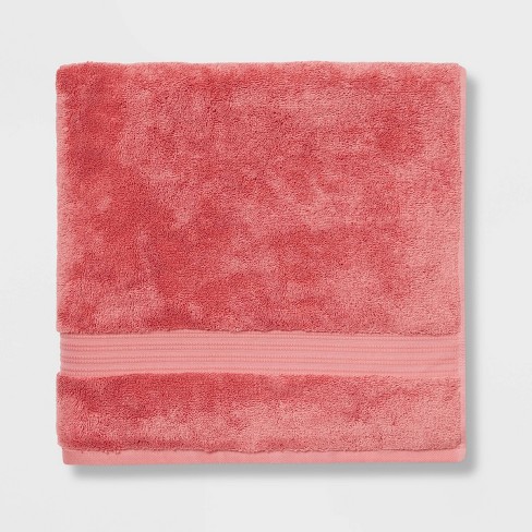 Weft End Oversized Bath Towel - Pastel Pink