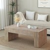 LIVAREEmlen Rustic Wood Coffee Table, 49'' Modern Farmhouse Rectangular Table for Living Room, Lounge, or Office. - 2 of 4