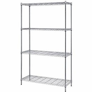 Quantum Storage Systems Convenient Shelving Unit Pack, 4-Tier, 48"W X 18"D X 72"H, 300 Lb. Load Capacity Per Shelf - 1 of 3