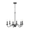 Capital Lighting Vincent 6 - Light Chandelier in  Black Iron - 2 of 4