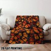 Lomsoe Monarch Butterfly Themed Flannel Blanket - All Seasons Soft and Warm Throw Blanket for Napping, Camping, Travel, Office, Home Decor - 4 of 4