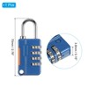 Unique Bargains Locker Luggage Bike 4 Digit Combination Lock with Security Cable Set - 2 of 4