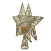 Northlight 13" Lighted Gold Star with Rotating Projector Christmas Tree Topper - Multicolor LED lights - 2 of 4