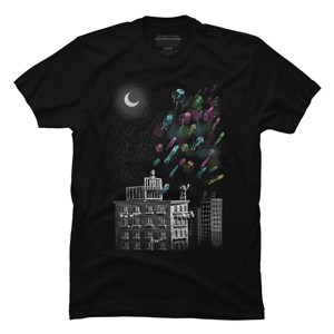 Men's Design By Humans Your Free Jelly Fish Return To Space By moisescudero T-Shirt - 1 of 2