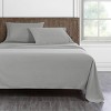 Dreamguard 4pc California King 1200 Thread Count Hypoallergenic Moisture-Wicking Sheet Set Silver - 2 of 4