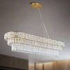 49"Crystal Chandelier Light Fixture - 3 of 4