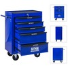 Vynxaria 20" Rolling Metal Tool Chest with 5 Drawers - Durable Storage Organizer with Wheels - 4 of 4