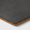 1'6"x2'6" Christmas Snowflakes 'Home' Flocked Coir Doormat Black/White - Wondershop™: Outdoor Medium Pile - 4 of 4
