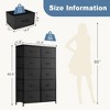 CAVINAS Tall Dresser for Bedroom, Fabric Chest of Drawers, Storage Cabinet with Water-Resistant Wooden Top for Closet/Nursery/Entryway - 3 of 4