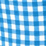 bright cobalt gingham