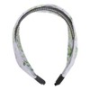 Unique Bargains Fresh Flowers Wide Headband White 1 Pc - 3 of 4