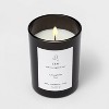 8oz Glass Jar Zodiac Candles Black - Threshold™ - 2 of 2