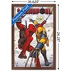 Trends International Marvel Deadpool & Wolverine - Homage Cover #1 Framed Wall Poster Prints - 3 of 4