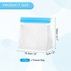 Unique Bargains Reusable Leakproof Zip PEVA Freezer Food Storage Bags 3 Pcs - 2 of 4