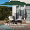 Best Choice Products 10ft 3-Tier Patio Umbrella, Market Sun Shade w/ Tilt Adjustment, Easy Crank - 4 of 4