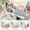 Swivel Nursery Rocking Chair,Glider Chair,Modern Rocking Swivel Recliner Chair for Bedroom - 4 of 4