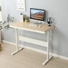 Modern Standing Desk With Storage Desks That Go Up And Down,Home Office Desk Study Table Furniture-The Pop Home - 3 of 4