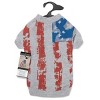 Zack & Zoey America's Pup Flag Print Dog Tees Shirt - 2 of 4