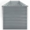 vidaXL Raised Bed Grey Galvanized Steel 157.5 x 31.5 x 17.7 in Durable - 4 of 4