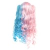 Unique Bargains Women Curly Human Hair Wigs with Wig Cap 650g - 4 of 4