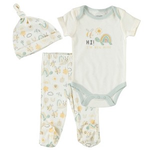Chick Pea Gender Neutral Baby Clothes Layette Set - 1 of 3